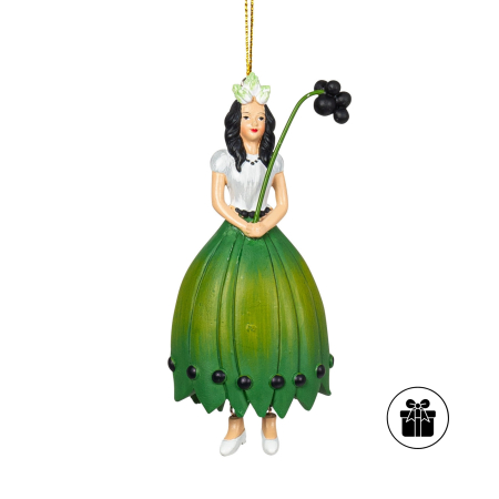 Ligusterbeerenmädchen zum Hängen