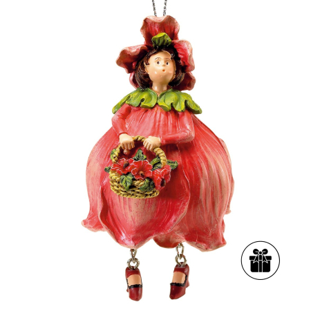 Mohnblumenmädchen zum Hängen