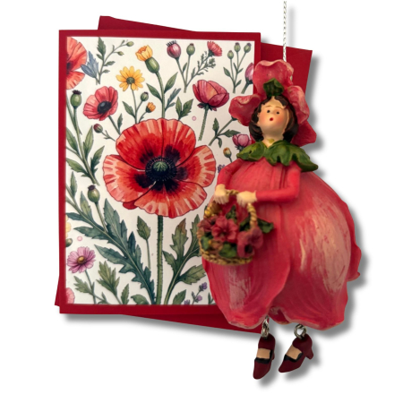 Preview: Mini-Karte Mohnblume