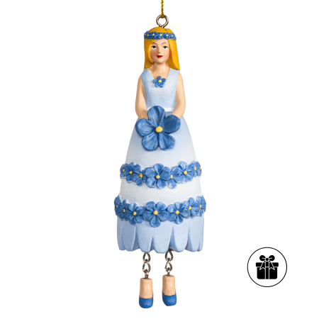 Vergissmeinnichtmädchen zum Hängen