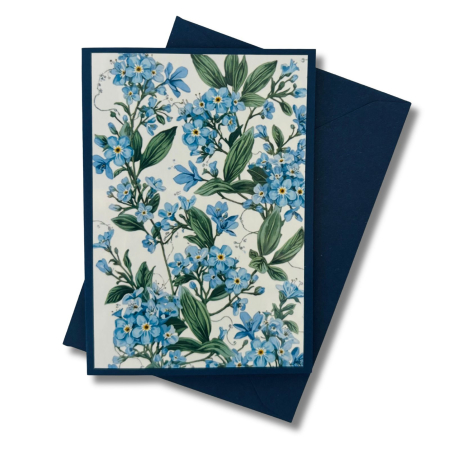 Mini-Karte Vergissmeinnicht