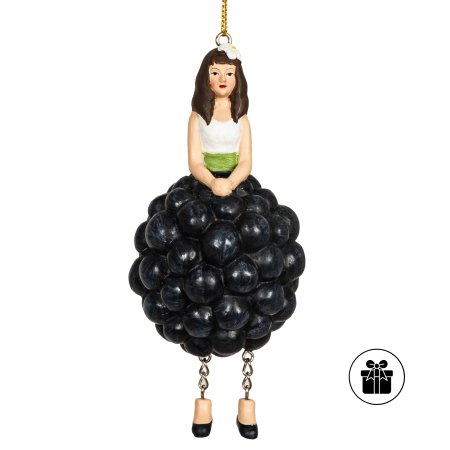 Weintraubenmädchen zum Hängen