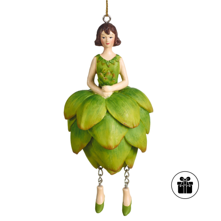 Artischockenmädchen GRÜN zum Hängen