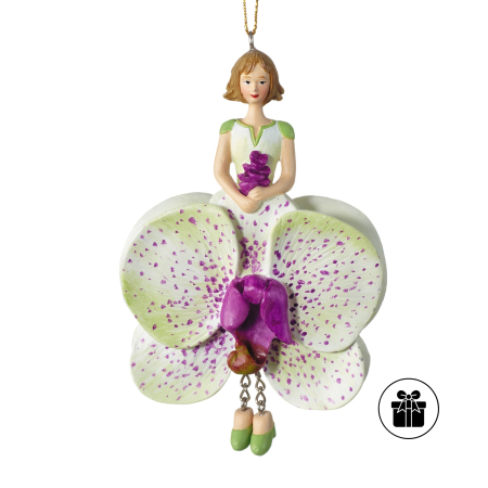 Phalaenopsismädchen WEISS zum Hängen