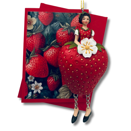 Preview: Mini-Karte Erdbeere