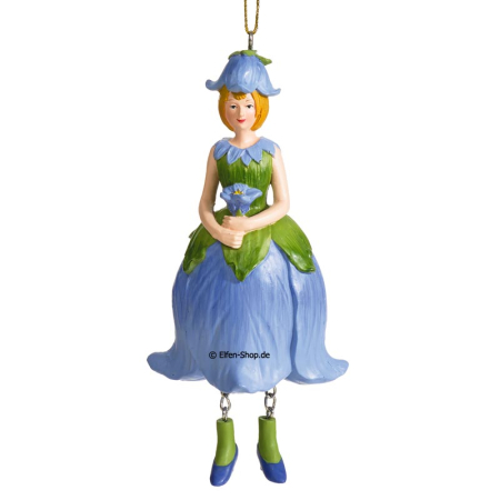 Glockenblumenmädchen blau zum Hängen