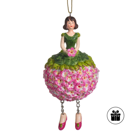 Geranienmädchen zum Hängen