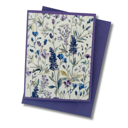 Mini-Karte Lavendel