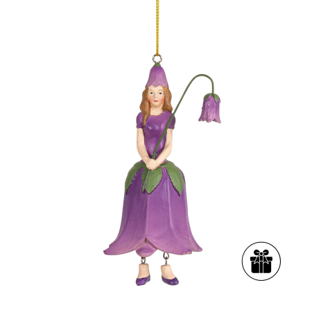 Glockenblumenmädchen LILA zum Hängen