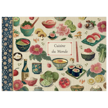 Notizheft Cuisine de monde