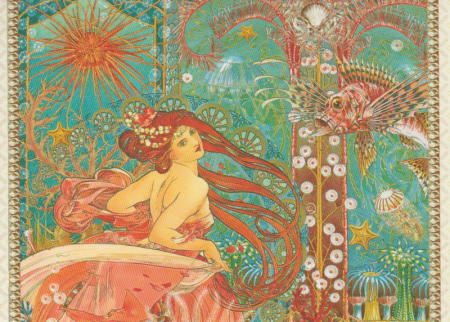 Postkarte Jugendstil