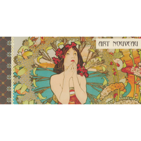 Panoramapostkarte Art Nouveau