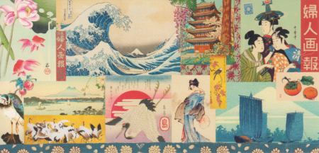 Panoramapostkarte Japon
