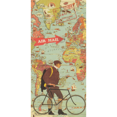 Panoramapostkarte Air Mail