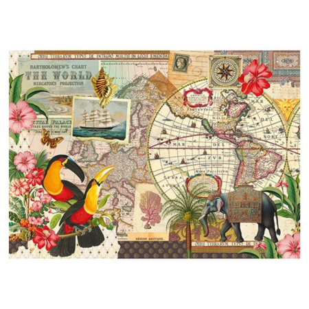 Puzzle Mappemonde / Weltkarte