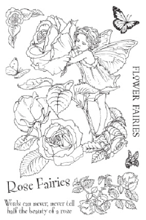 Flower Fairy Stempel Rose
