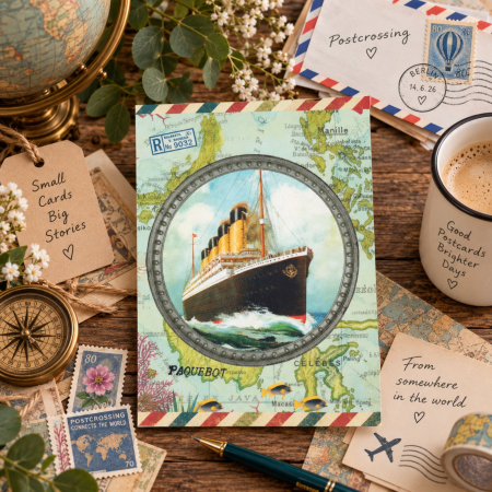 Preview: Postkartenset Bon Voyage 8 Karten