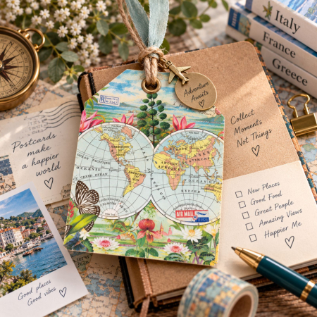 Preview: Postkartenset Bon Voyage 8 Karten