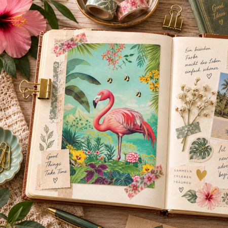 Postkartenset Bunte Vogelwelt 8 Karten