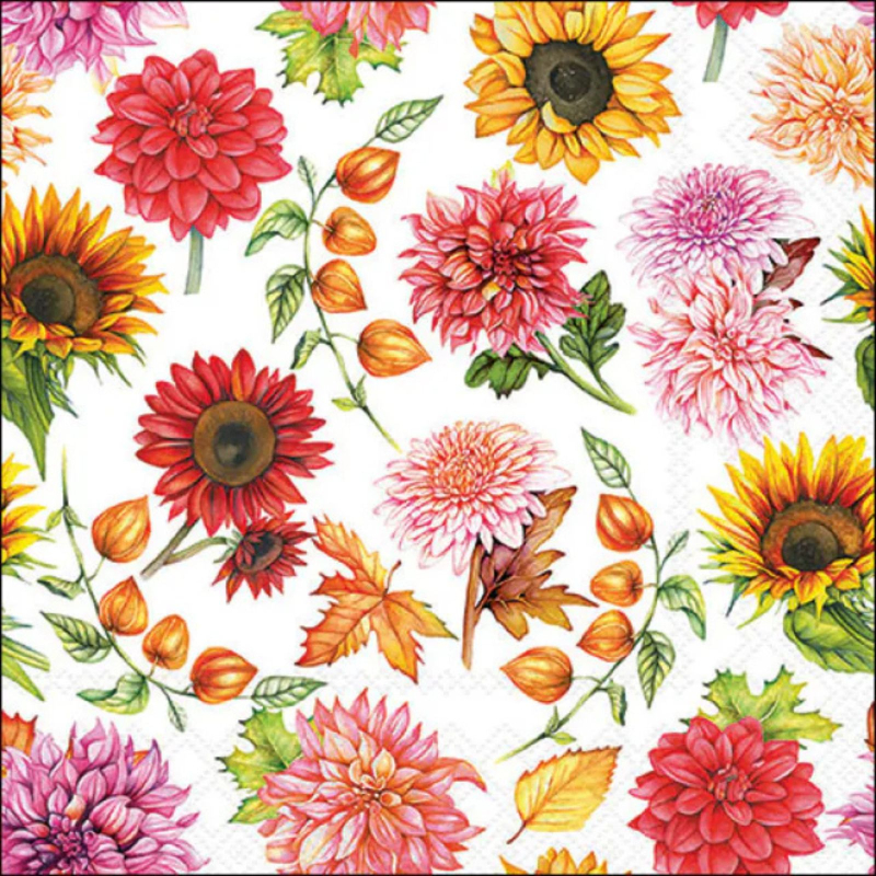 Servietten Autumn blooming