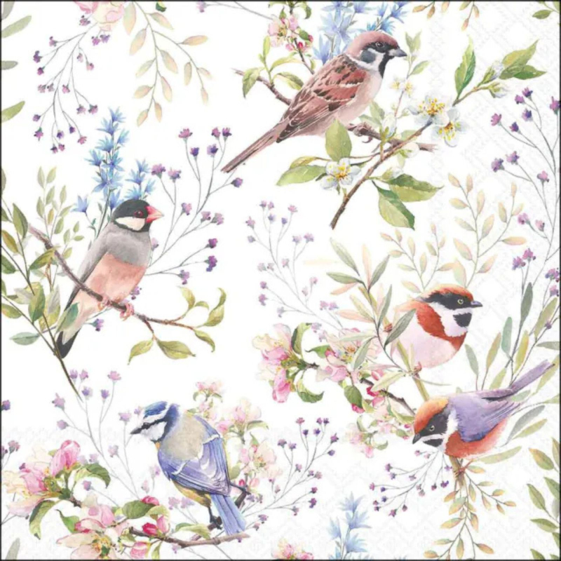 Servietten Busy Birds