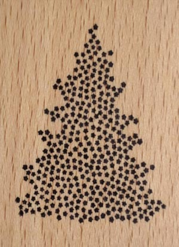 Motivstempel Sternentannenbaum klein