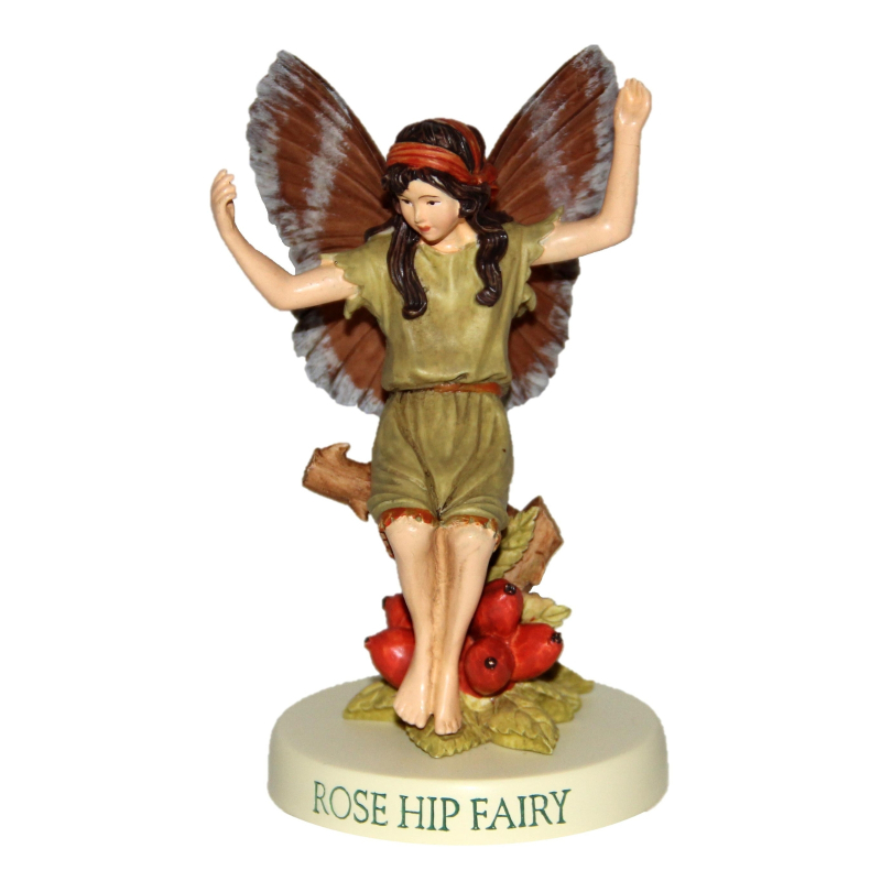 Flower-Fairy Elfe Hagebutte (Sockel)