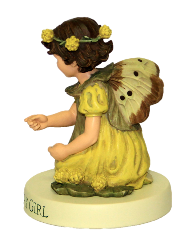 Flower-Fairy Elfe Hopfenkleemädchen (Sockel)
