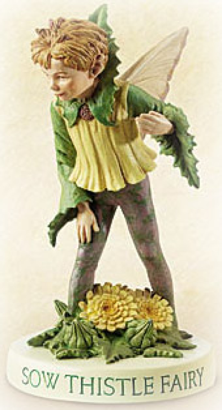 Flower-Fairy Gänsedistel (Sockel)