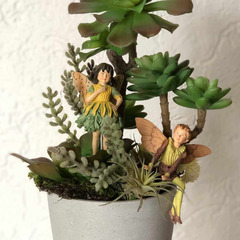 Flower Fairies Gesteck Greiskraut & Buche