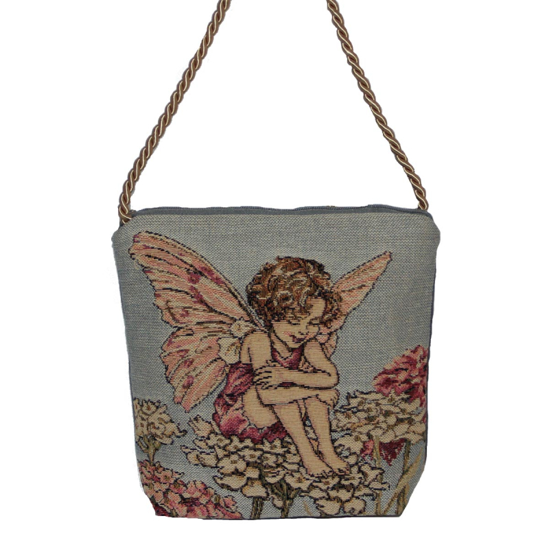 Flower Fairies Kordeltasche Schleifenblume blau