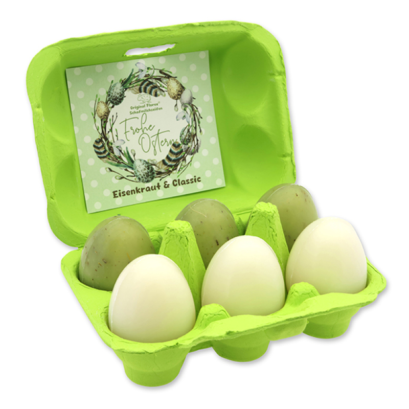 Schafmilchseifen Ostereier Eisenkraut/Classic