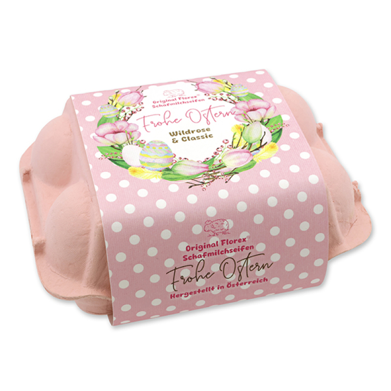 Schafmilchseifen Ostereier Wildrose/Classic