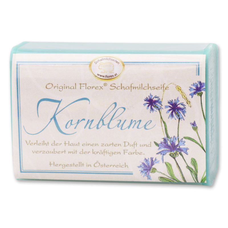 Schafmilchseife Kornblume