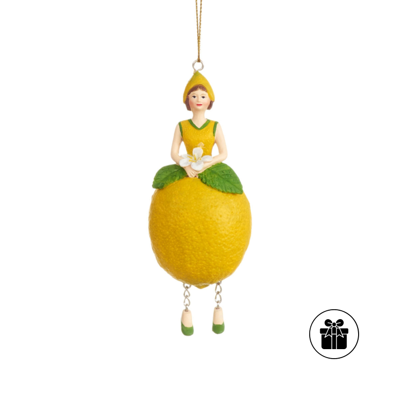 Zitronenmädchen zum Hängen