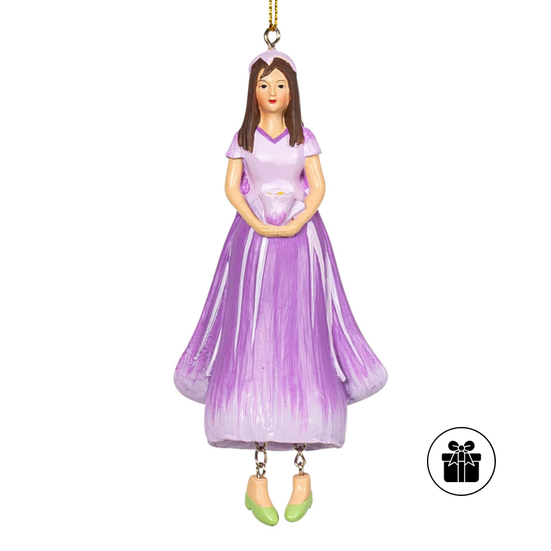 Fingerhutmädchen LILA zum Hängen