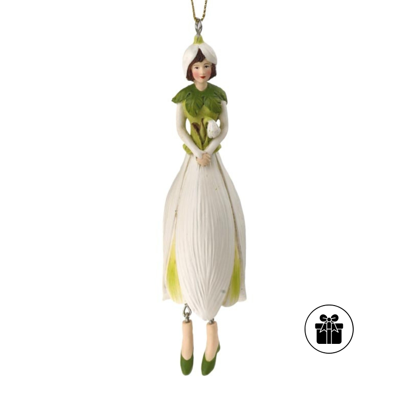 Schneeglöckchenmädchen zum Hängen