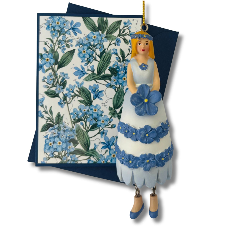 Vergissmeinnichtmädchen zum Hängen