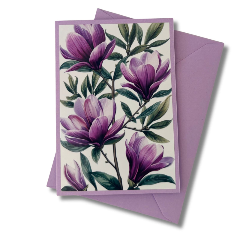 Mini-Karte Magnolie