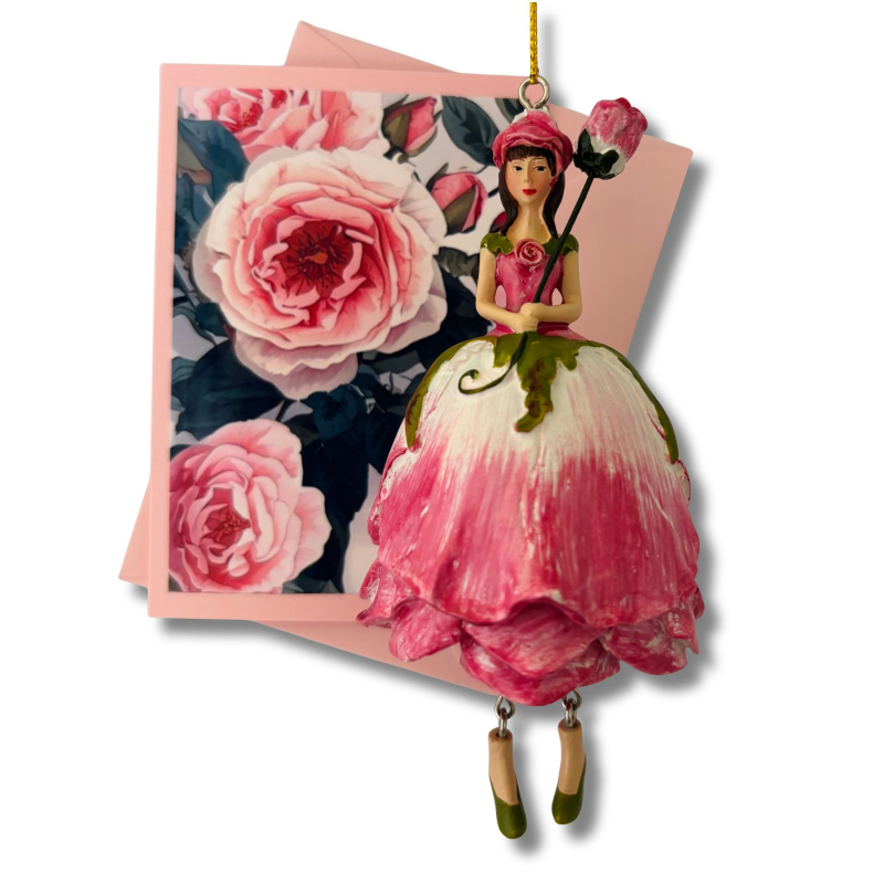 Rosenmädchen ROSA zum Hängen