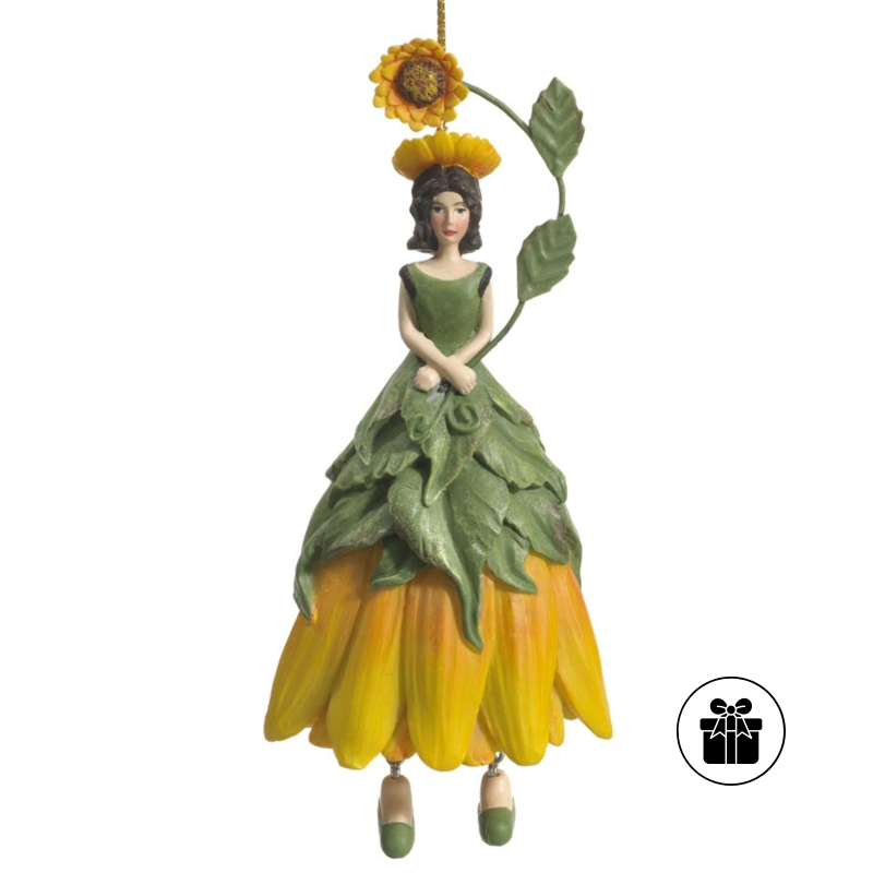 Sonnenblumenmädchen zum Hängen