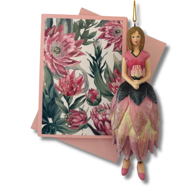 Proteamädchen ROSA zum Hängen