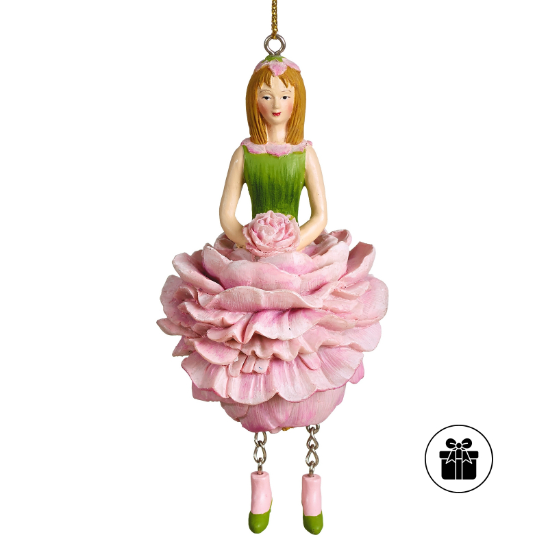 Pfingstrosenmädchen ROSÉ zum Hängen