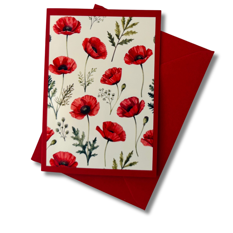 Mohnblumenmädchen zum Hängen