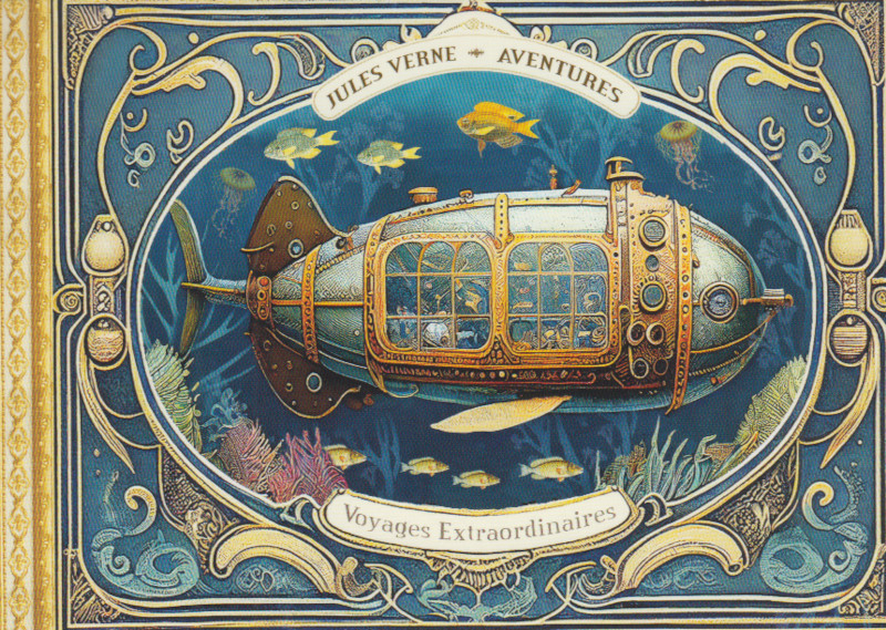 Postkarte Voyages Extraordinaires