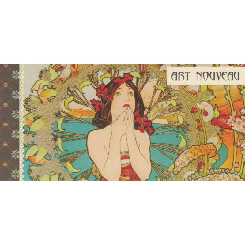 Panoramapostkarte Art Nouveau