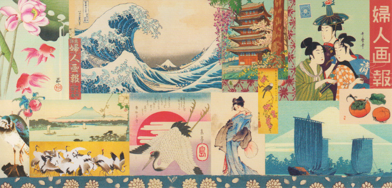 Panoramapostkarte Japon