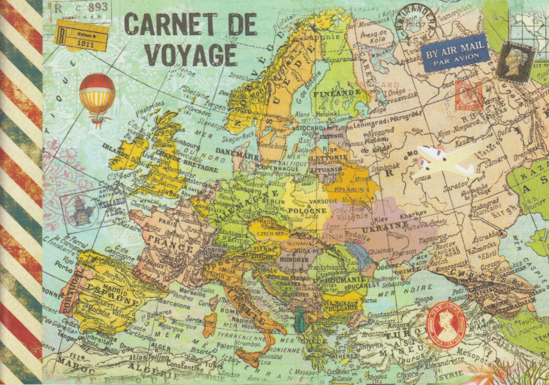 Notizheft Carnet de Voyage Europe